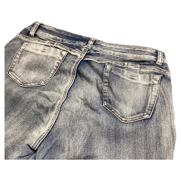 Ling Collection Women’s Blue Jeans Medium Rise Pre-Washed 5 Pockets Size 13/14 - Picture 12 of 15